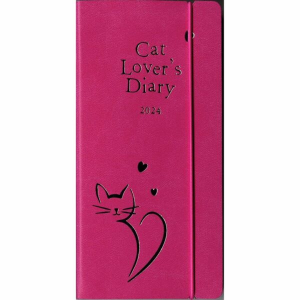 Cat Lover Slim Diary 2024
