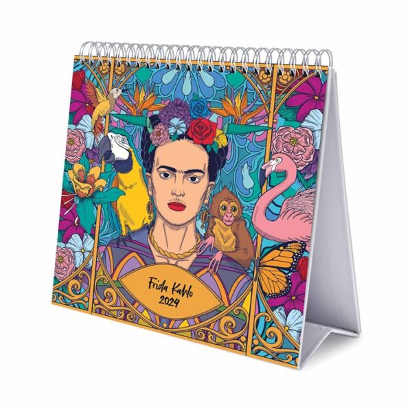 Frida Kahlo Easel Desk Calendar 2024