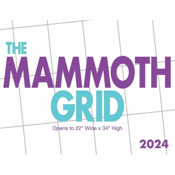 Mammoth Grid Super Deluxe Calendar 2024