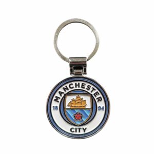 Manchester City FC Crest Shaped Keyring