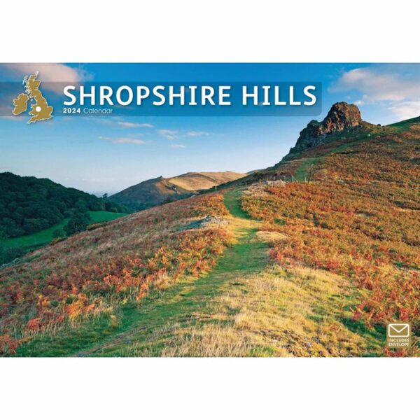 Shropshire Hills A4 Calendar 2024
