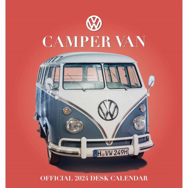 Volkswagen Camper Van Easel Desk Calendar 2024