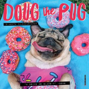 Doug The Pug Mini Calendar 2025