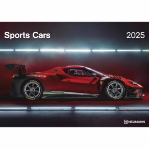 Sports Cars A3 Calendar 2025